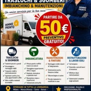 Traslochi sgombero imbianchino - Milano e dintorni